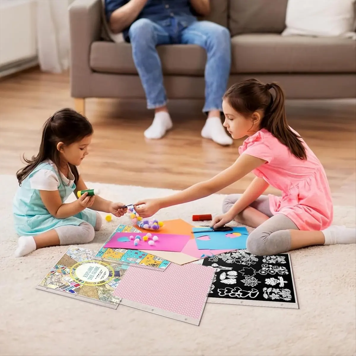 Latest ABBQ-Scrapbook Page Protectors for Scrapbooking and Card Making, Die Cut Storage, Fits in Scrapbook Binders