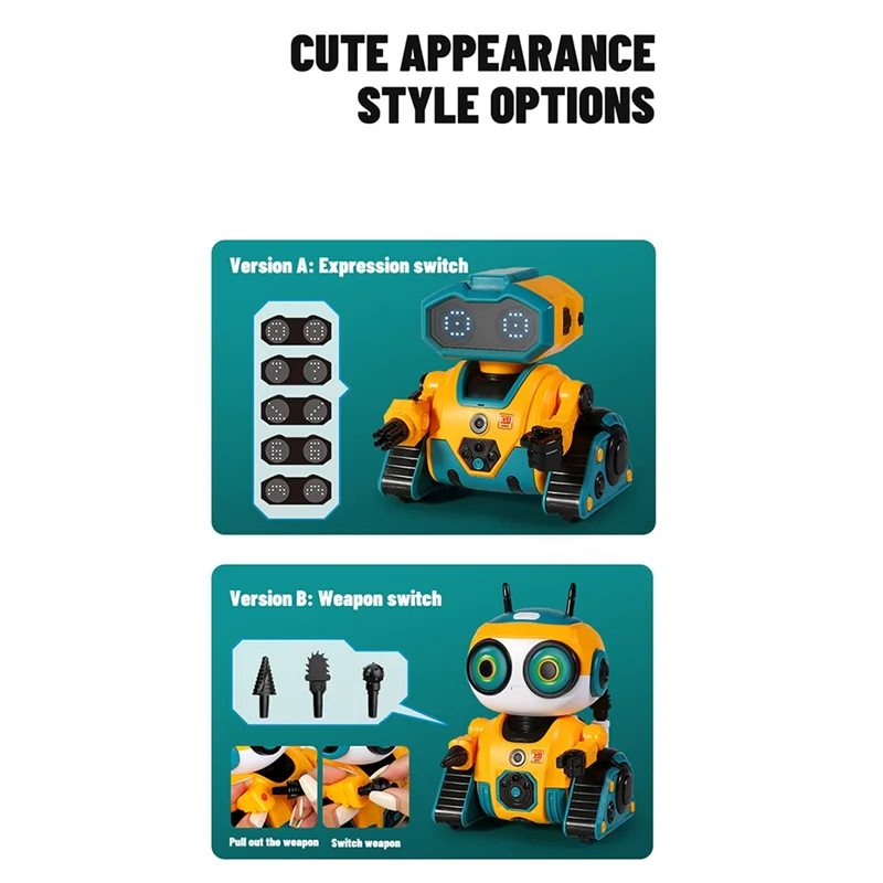 

A04F-Dance Music Gesture Sensing Intelligent RC Robot 2.4G Remote Control Robot Induction Interactive Robot Birthday Gifts A