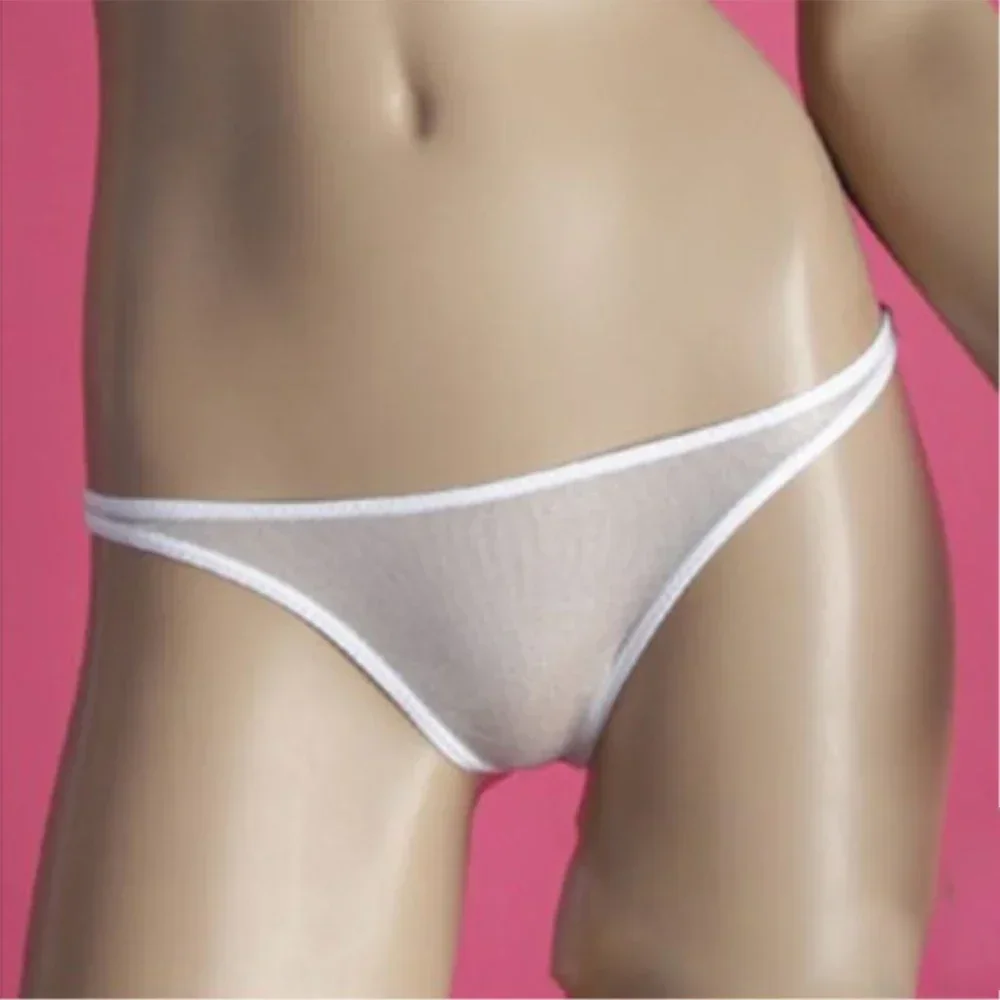 Ladies Sexy Mesh Low Rise Breathable See Through Underpants Shorts Ultra Thin Transparent Briefs Thong Underwear Panties