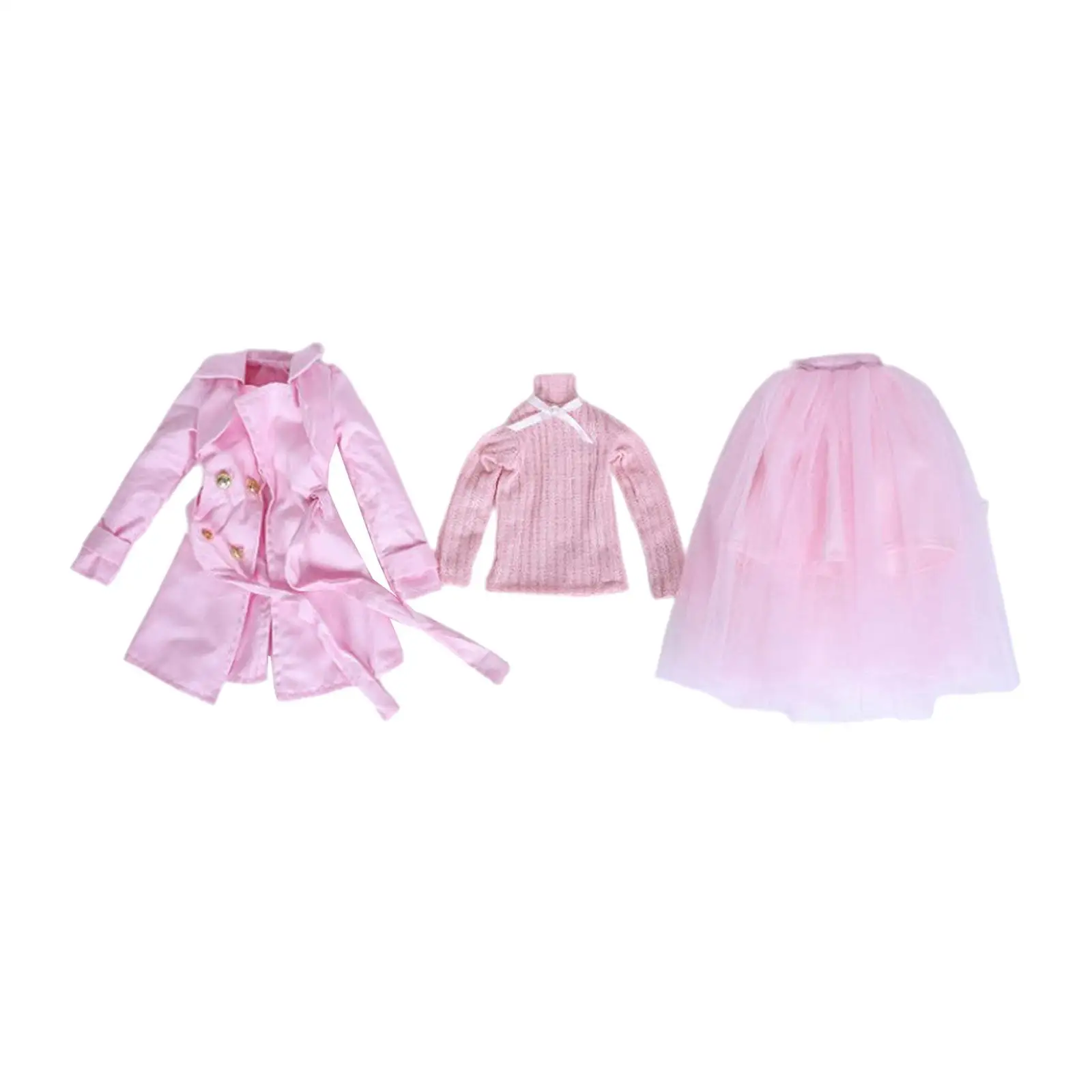 Doll Clothes Set Daily Wear Clothing for 1/3 BJD Dolls Dressup Accessory