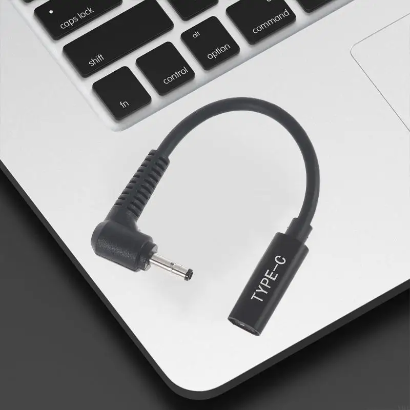 Y4Ue Black Typ C Weiblich für 4.0x1.7mm 20 V für Laptop -Ladekabel