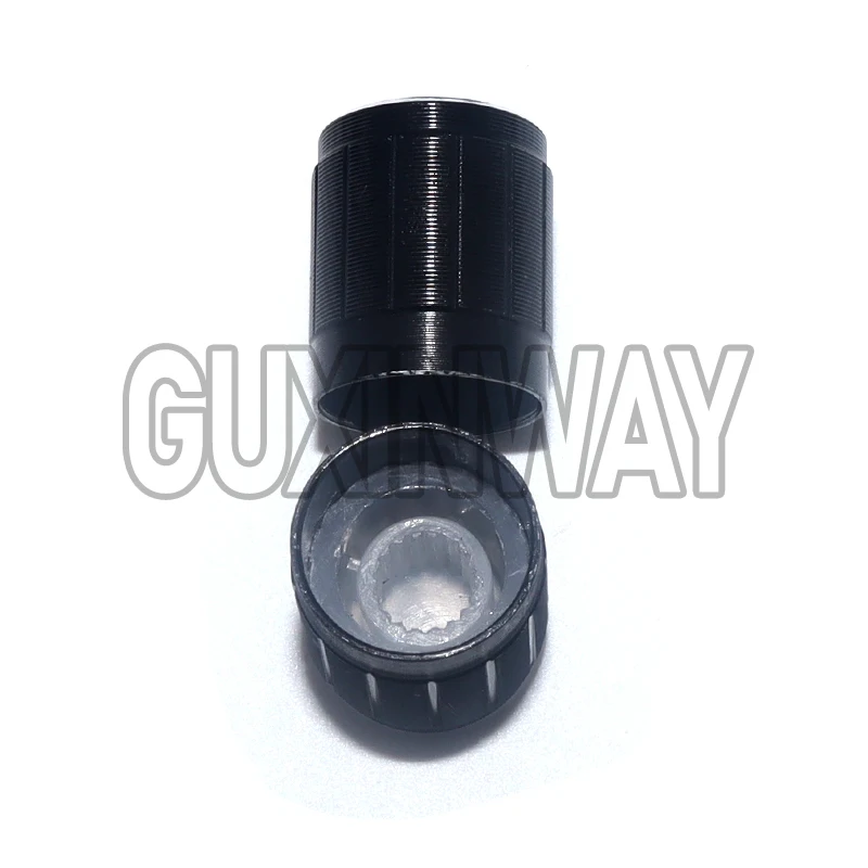 5Set WH148 15 مللي متر الجهد الخطي 3pin 1K 2K 5K 10K 20K 50K 100K 250K 1M مع مقبض سبائك الألومنيوم الأسود غطاء الجهد عدة