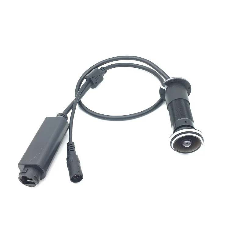 XMEYE Video 3MP HD H.265  P2P 1.66mm 1.78mm 180degree FishEye Lens CCTV Security Peephole Door Eye POE Door Peephole Camera