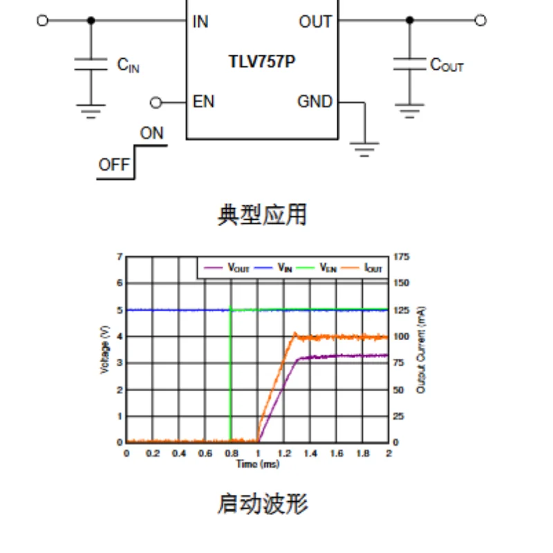 10pcs TLV75733PDBVR 1A Low IQ High Precision, Low Dropout Regulator with Enable Function