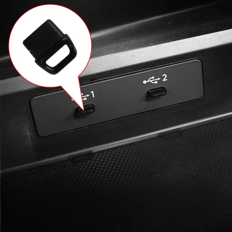 Car Onboard Typec Plug Protective Case Interface Dust Plug Cover Small USB Flash Drive Protective Case Charging Plug
