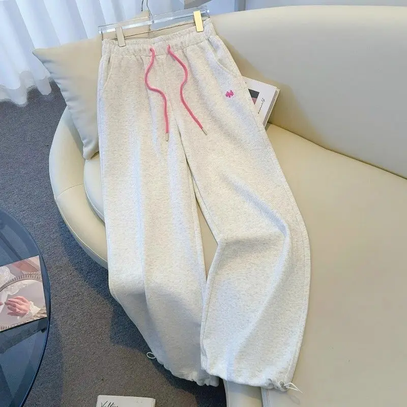 2026 Summer Thin Casual Joggers Women High Waist Ankle Length Pants Trendy Petite Lounge Trousers Early Fall