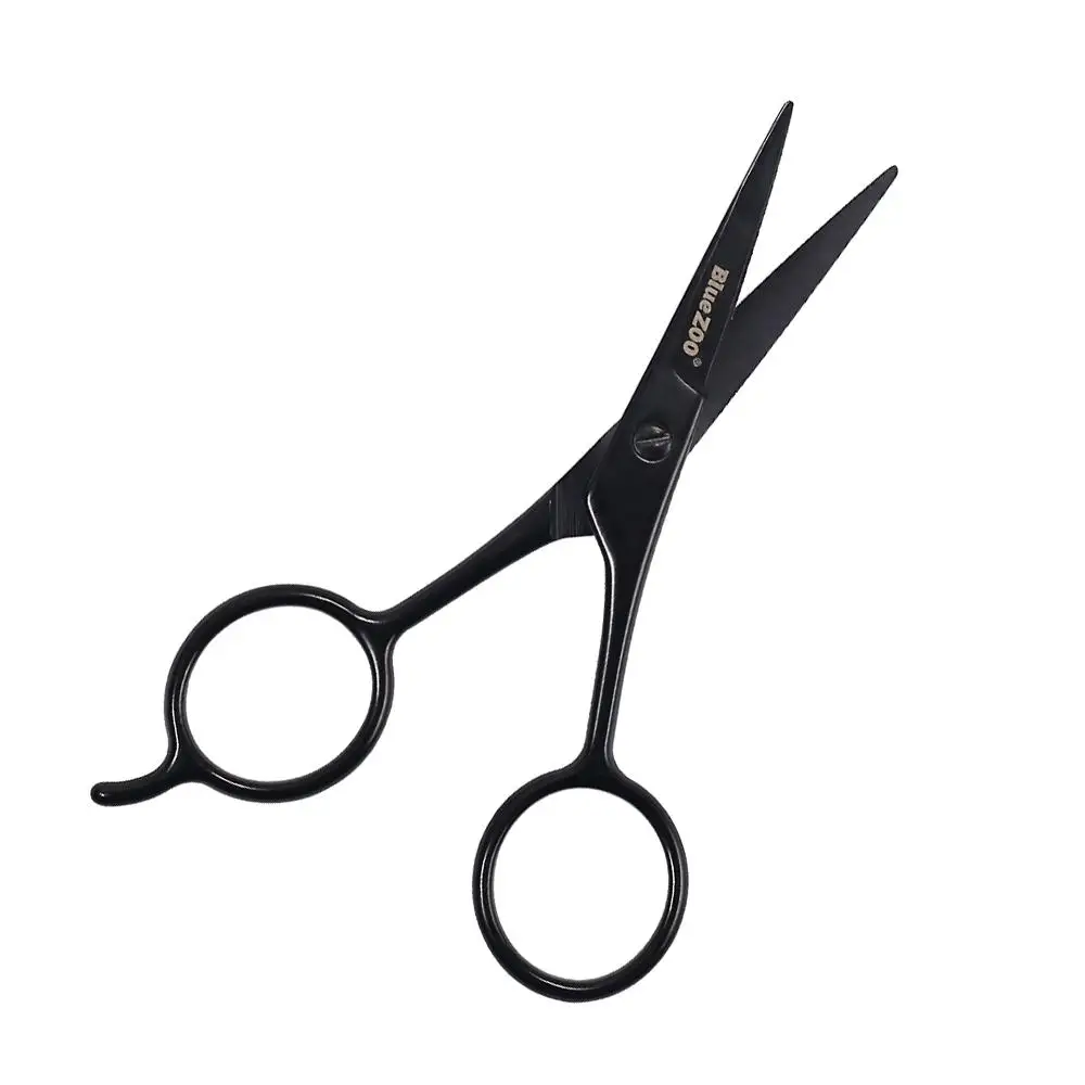 Stainless Steel Grooming Scissors for Beard Mustache Nose and Eyebrow Hair Trimming Tool Professional Hair Accessories for Men