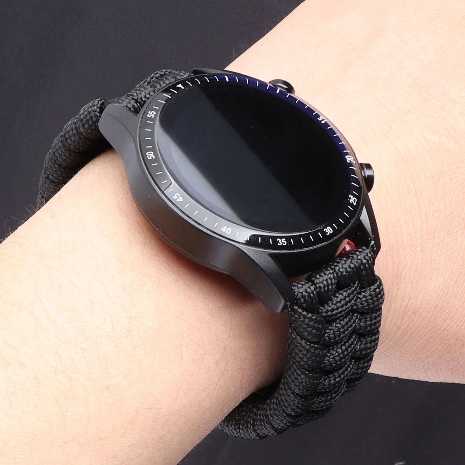 20/22mm Outdoor Seil Strap Für Samsung Galaxy Uhr Band 7 6 5 4 5 Pro klassische Armband Huawei GT 2 3 4 5 Pro Für Xiaomi Band