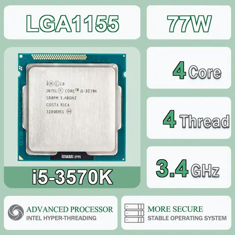 Intel i5 3570K Processor -AliExpress