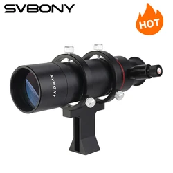 SVBONY SV208 Astronomical Telescope Finder Scope w/ Illuminated 8x50 Straight-Through Correct Image