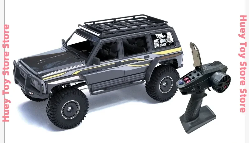 Nouveau YK4107 Pro 1/10 RC chenille-châssis 4WD LCG avec tour de réservoir et moteur sans balais, grimpeur télécommandé