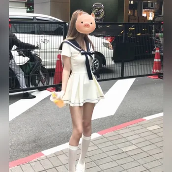 Syj 플러스 사이즈 순수한 욕망 매운 소녀 섹시한 드레스 여성 Preppy 스타일 통통한 여성을위한 허리 장착 버블 미니 드레스