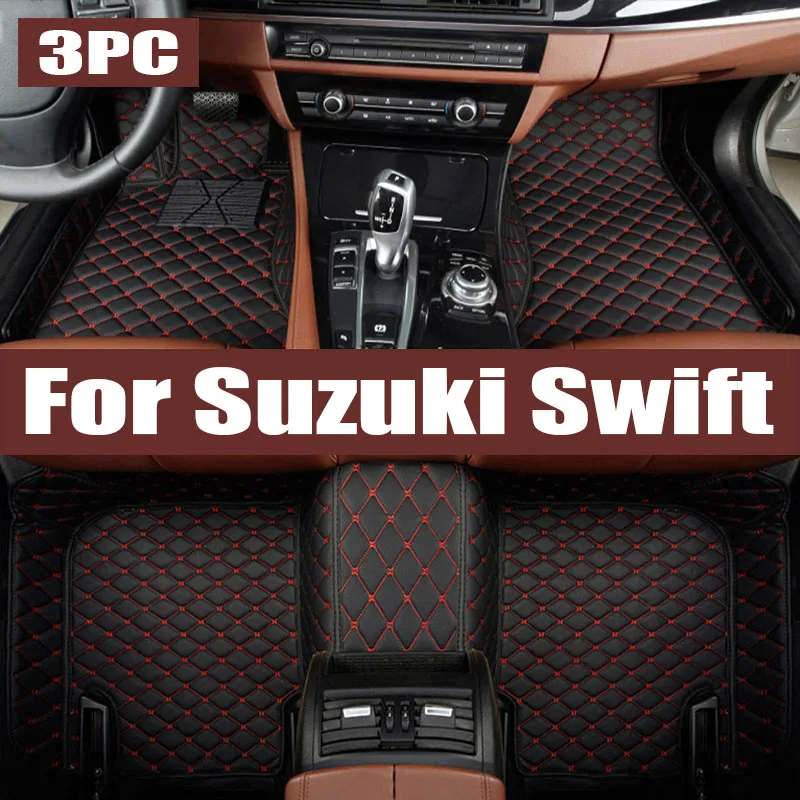 

Car Floor Mat for Suzuki Swift 5-door 2011~2017 2012 2013 2014 Part Foot Panel TPE Liner Carpet Pad Custom Cover Rug trunk mat