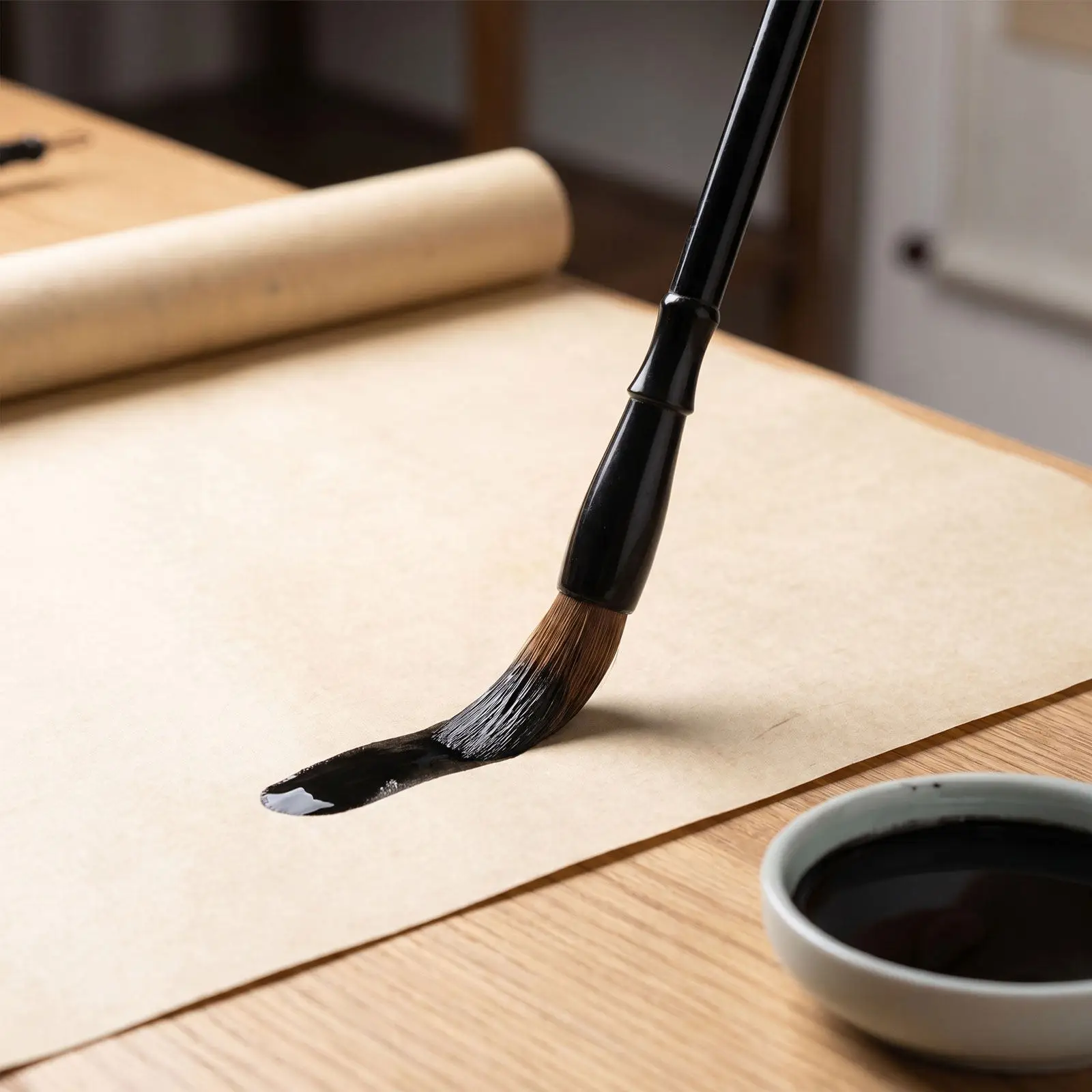 6 Pcs Calligraphy Brush Drawing for Artists Chinese Painting Brushes Detail Line Work Writing East Asian Fine Tip Ink