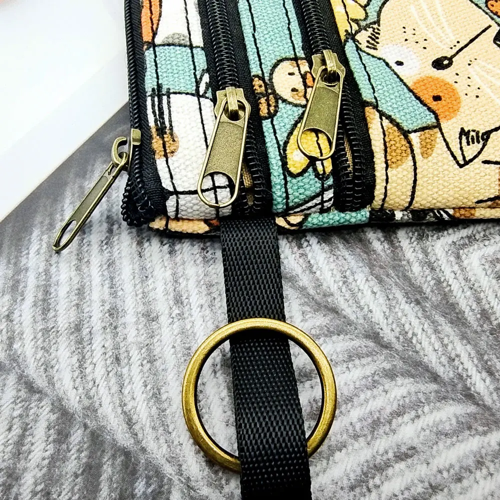 New Waterproof Coin Bag Simple Short Zipper Purse Multi-function Handbag