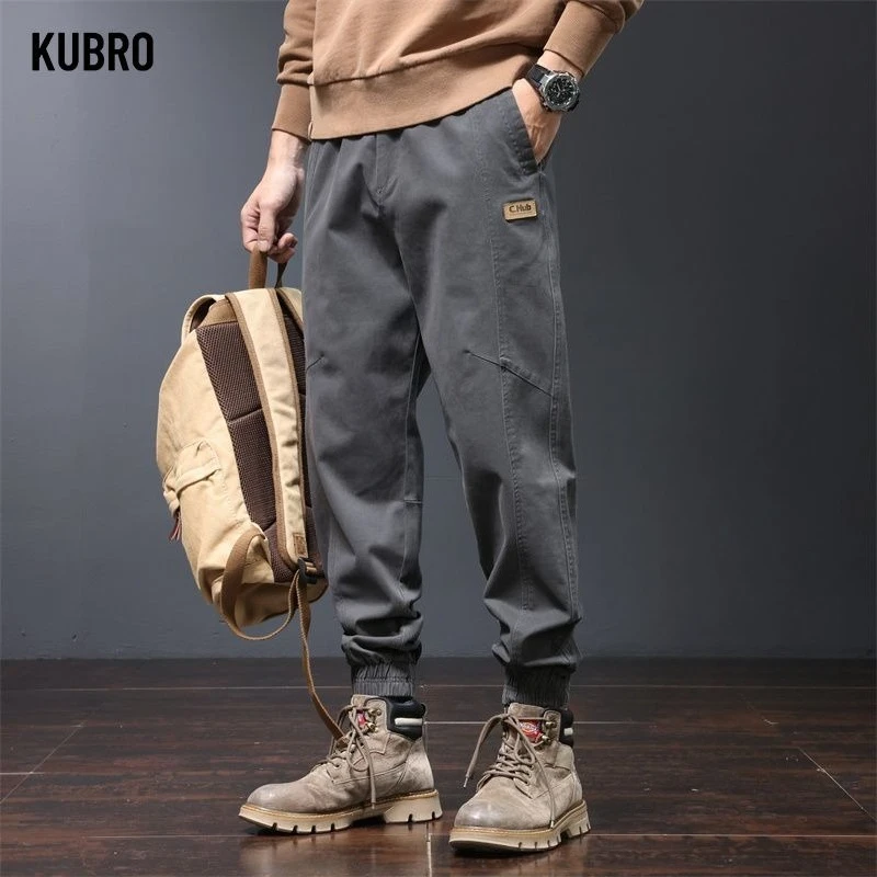 

Men's Fce Lined Thi Straight Leg Casual Pants for Work Autumn Winter Durable Wear Resistant Zipper Ket Long Trousers Cargo Pants