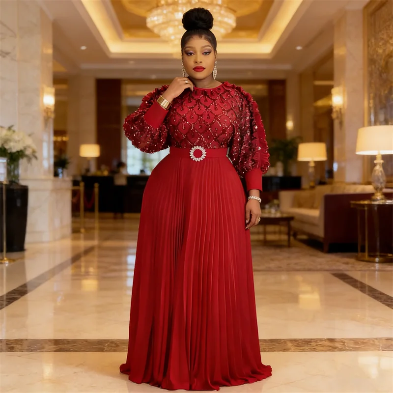 african-dresses-for-women-sequin-evening-party-gown-ankara-dashiki-africa-clothing-beads-muslim-dress-dubai-kaftan-abaya-vestido