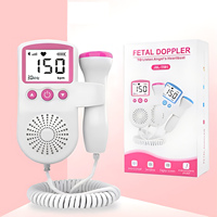 3.0MHz LCD Fetal Doppler Baby Ultrasound Fetal Doppler Baby Heart Beat No Radiation Fetal Doppler Fetal Heart rate Monitor