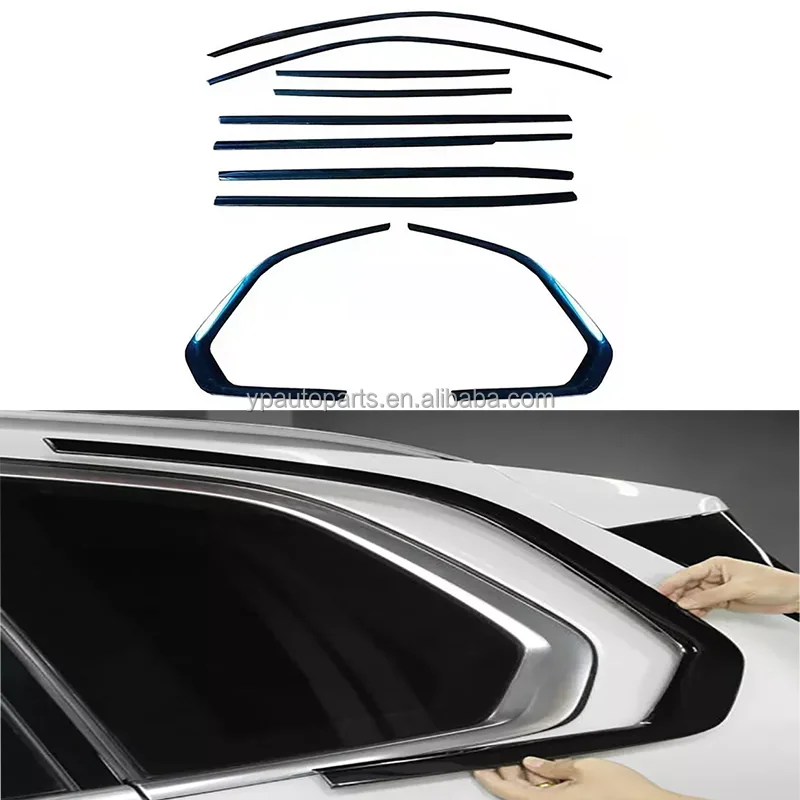 

For BMW X5 G05 Door Window Sill Molding Strip Trim Cover ABS Material Glossy Black x5 g05 Car Other Exterior Accessories