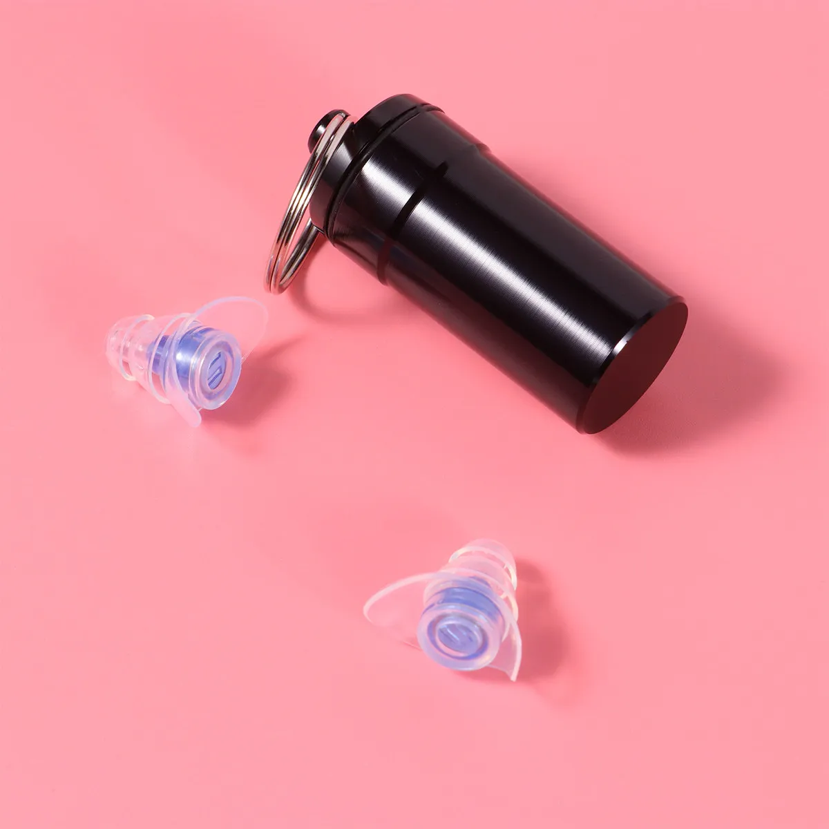 

1 пара синих силиконовых музыкальных берушей с фильтром, шумоподавлением и защитой слуха, многоразовые, удобные для ночных клубов и диджеев