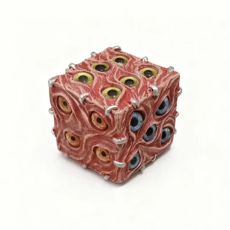 

Inventory in stock Abstract Eyes Devil Dice Pendulum Trick Artifact Mysterious Dark Wind Art Hunting Personalized Eye Decoration