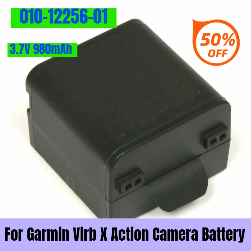 

3.7V 980mAh for Garmin Virb X Action Camera Battery 010-12256-01