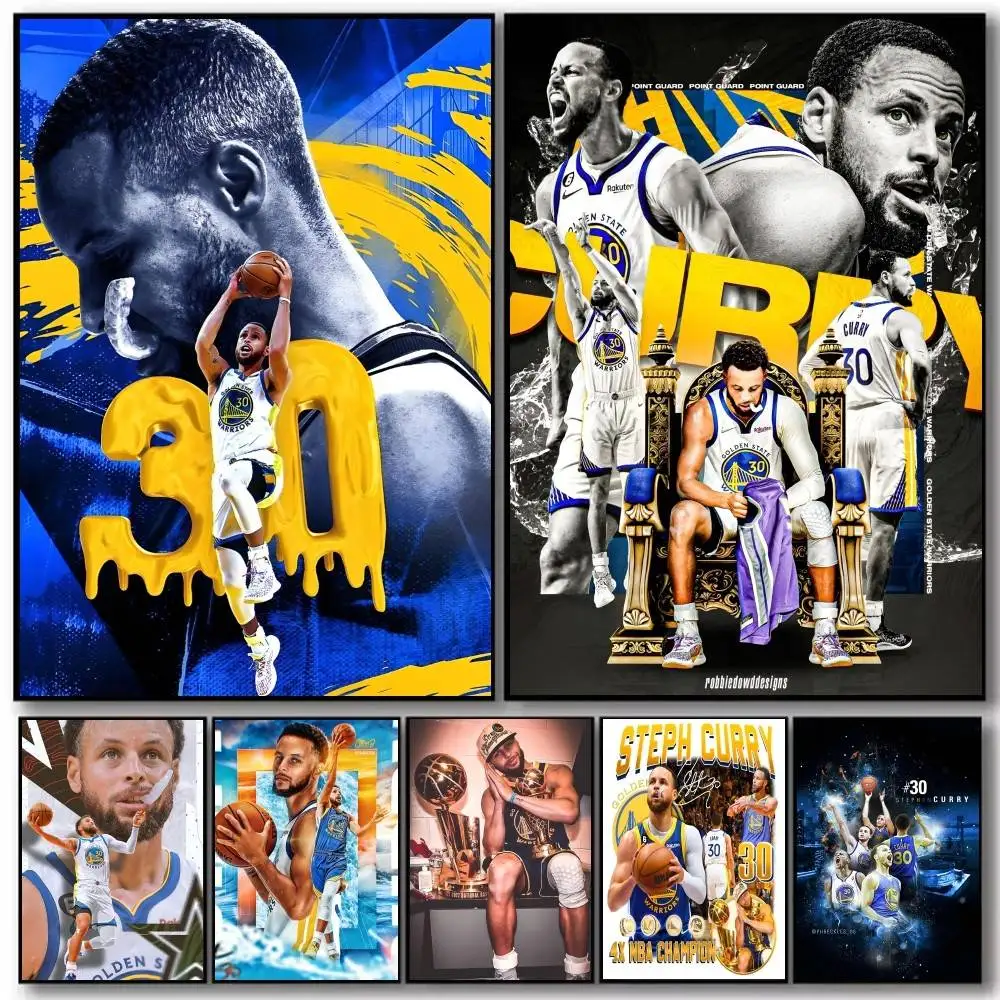 Stephen Curry Poster And Prints Wall Art Pictures For Modern Bedroom Game Room Home Decor