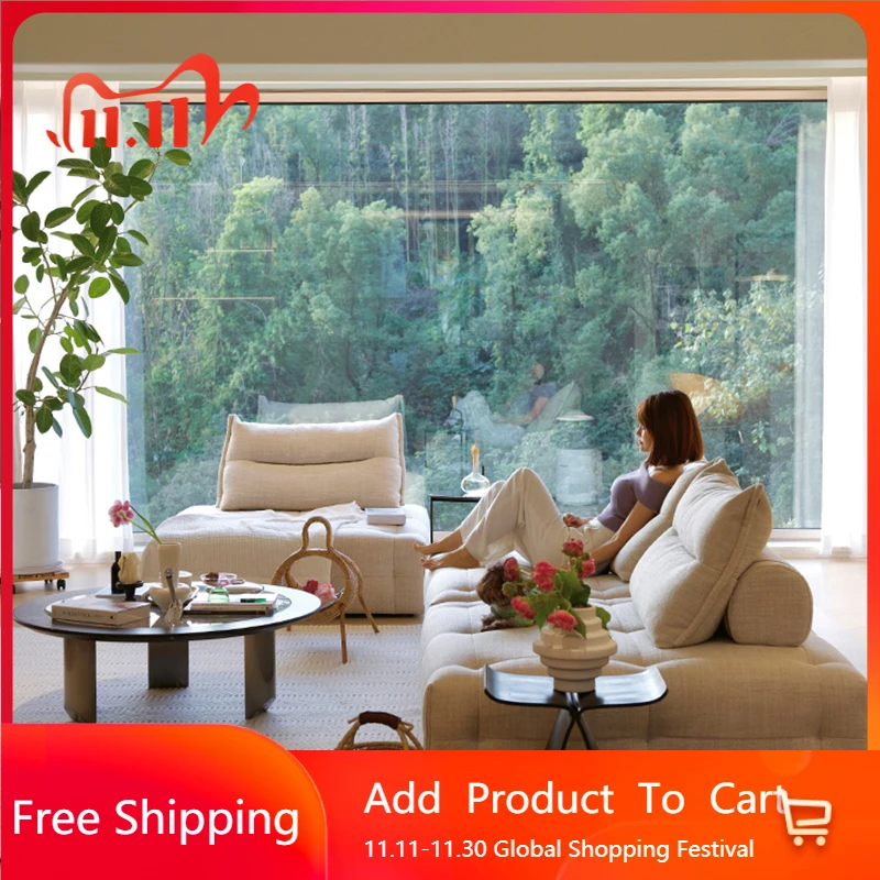 

Minimalist Nordic Living Room Sofas Modern Lazy Luxury Sectional Living Room Sofas Europe Elegant Fauteuil Salon Home Furniture