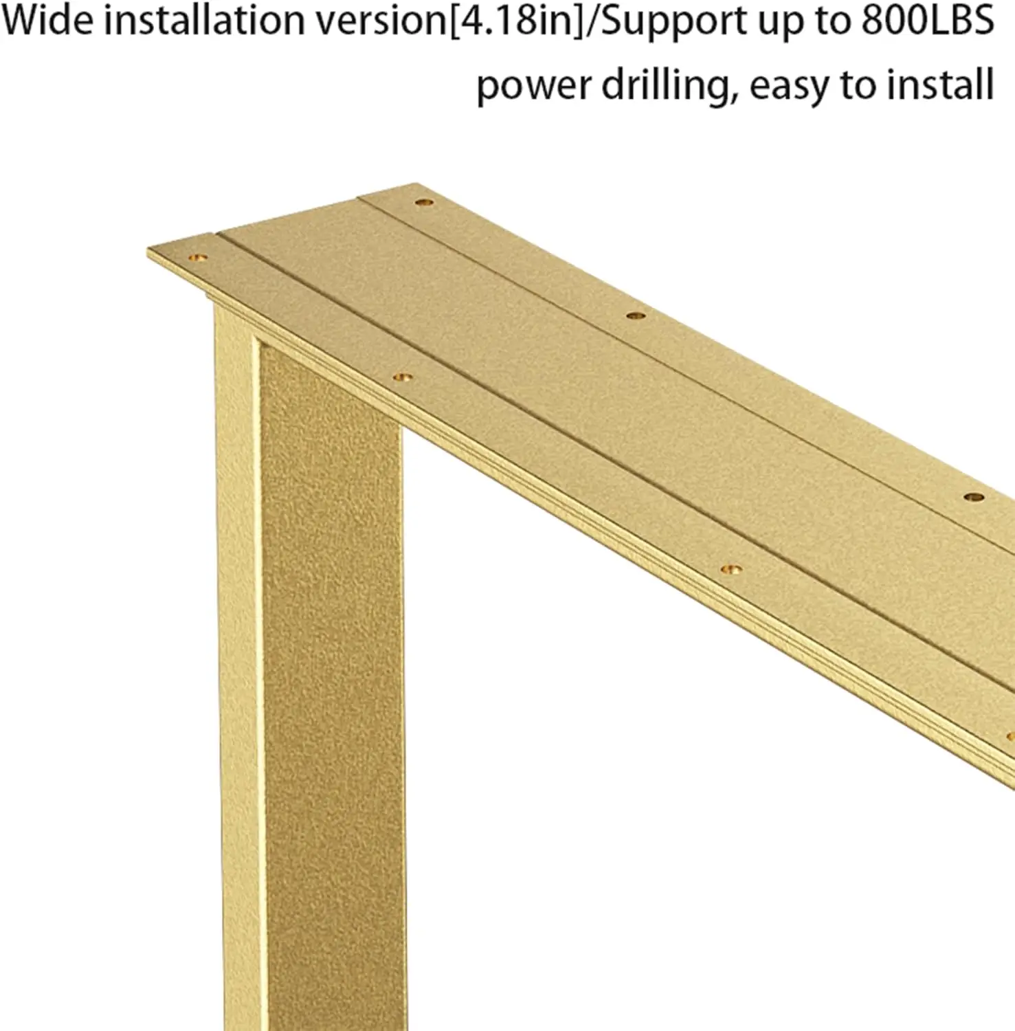 Pieds de table réglables, pieds de meubles en métal RapDuty, table basse, cockt, 28 po, recommandé x 24 po de large