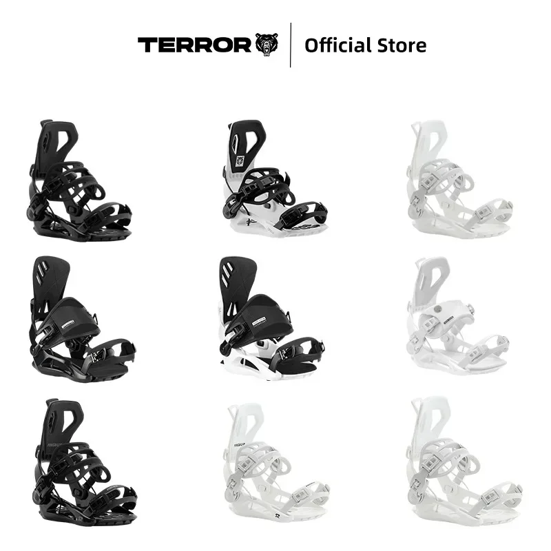 TERRORSNOW Snowboard Bindings S/M/L - Quick Fastening System / Ordinary Strap Style