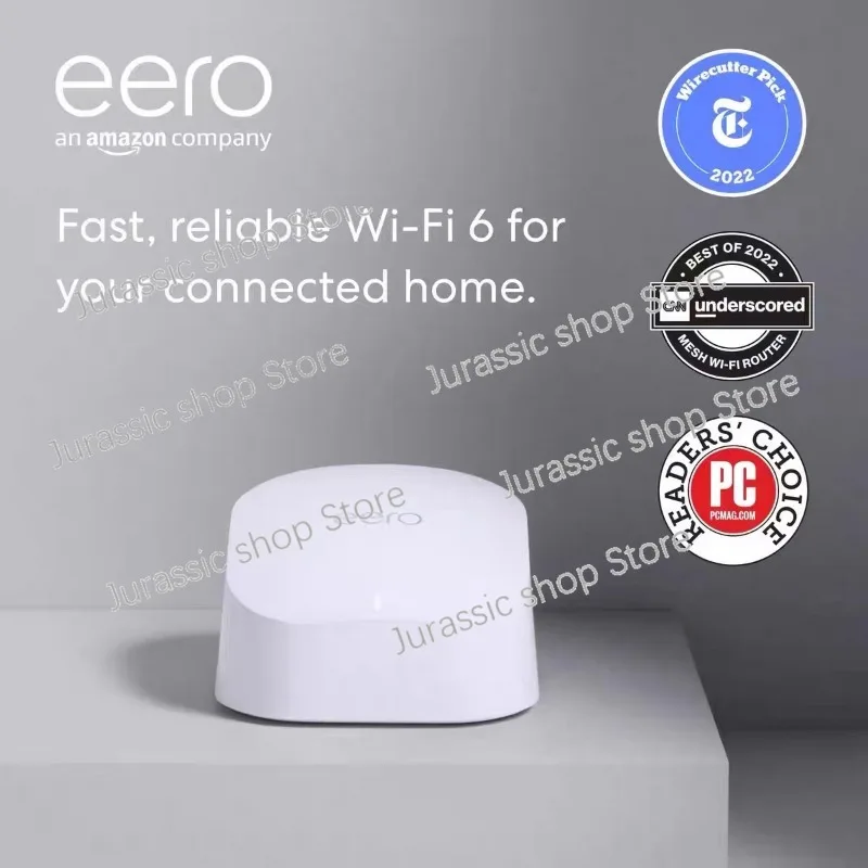 

Amazon Eero High Speed Wifi6 Router with 900Mbps Speed with Alexa Built-in Zigbee Smart