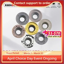 10PCS Cemented Carbide Milling Insert RPMT08T2/10T3/1204/1003/1605 Milling Turning Tool CNC Machining Center Insert