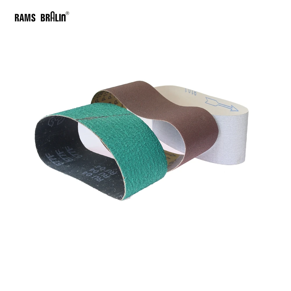 1 piece 457x75mm Abrasive Sanding Belts M990 Grinder Tool Wood Soft Metal Polishing 18