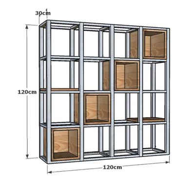 

Industrial style wrought iron furniture bookshelf shoe bag display rack solid wood lattice shelf display rack