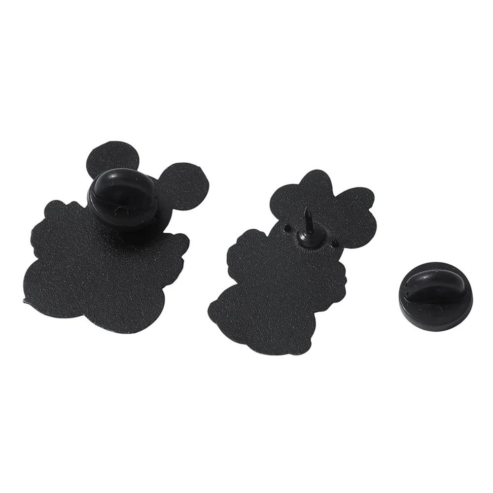 Miniso かわいい創造的な人格ミッキーミニーメタルバッジミッキーマウス合金ドロップブローチアクセサリーピン装飾