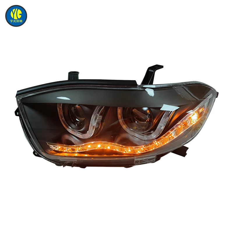 

High Quality LED Headlights for Toyota Highlander 2009 2010 2011 Car Accessories Upgrade Head Light Front Dayling Running Lights