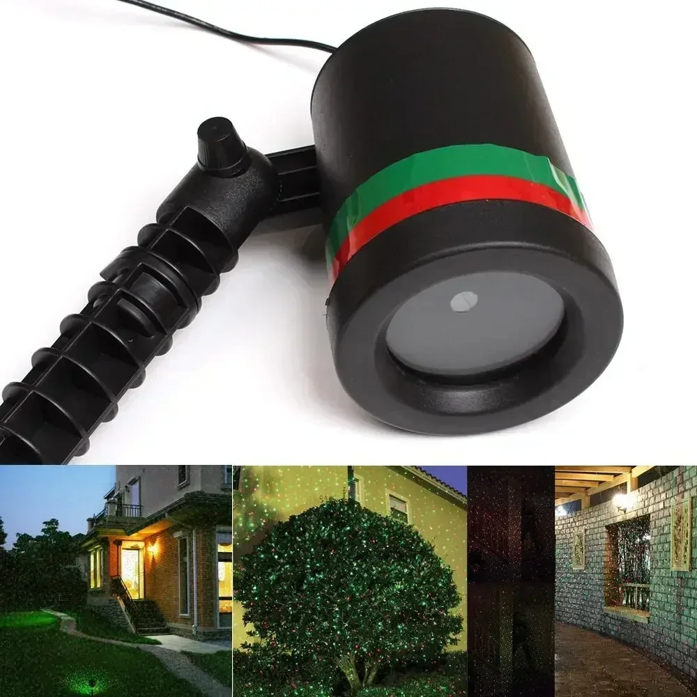 Outdoor Waterproof LED Stage Light Garden Tree Moving Laser Projector Christmas Party Home Decoration Effect Lamp