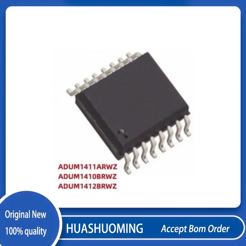 10Pcs/Lot  NeW ADUM1411ARWZ  ADUM1410BRWZ ADUM1412BRWZ  ADUM1411A ADUM1410B ADUM1412B  SOP-16