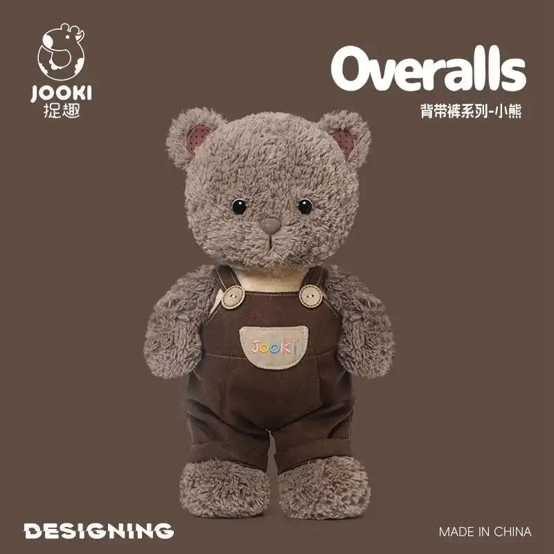 

Cute Bear Plush Toy Stuffed Animal Teddy Bear Plush Wear Clothes Pillow Home Room Decor Kids Birthday Xmas Gifts Companion Doll