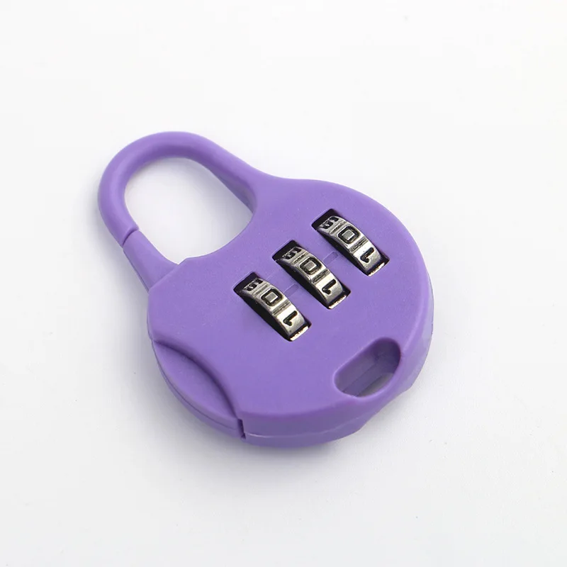 Plastic Password Padlock Pen Box Lock Luggage Bag Luggage Mini Small Lock Household Drawer Lock Card Holder Wallet Lock Travel