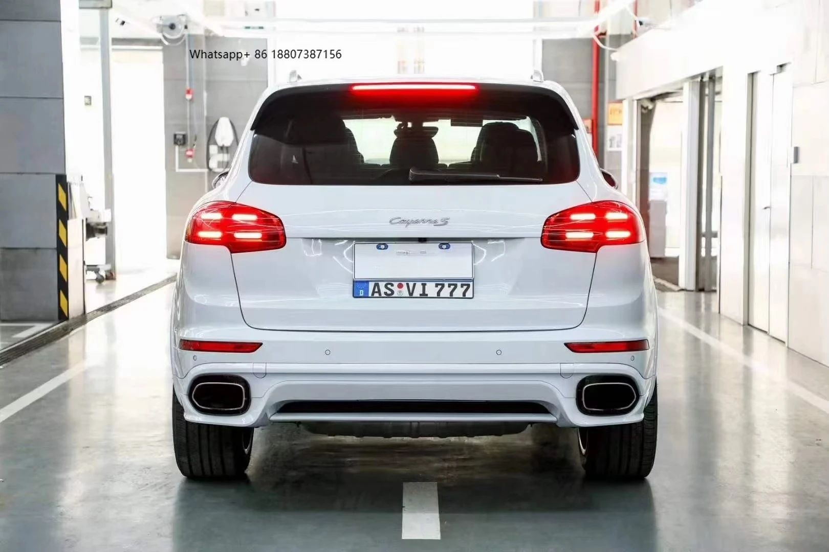 

High Quality 15-17 forPorsche Cayenne 958.2 Front Bumper Wheel Eyebrow Side Skirts Kit Turbo+GTS Style Upgrade Body Perfect Fit
