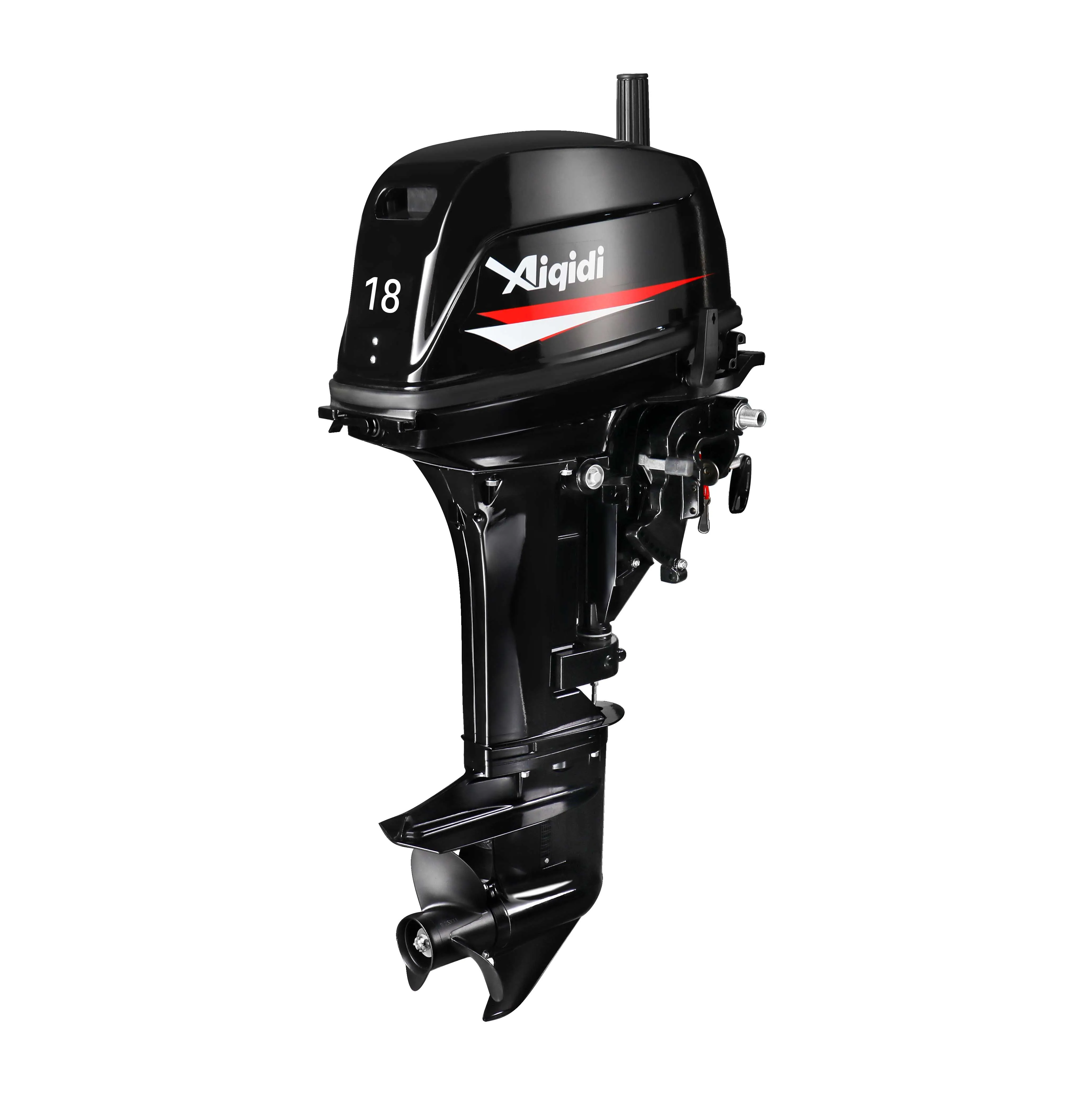 Motor Fueraborda De 2 Tiempos AIQIDI De 18 HP, 326 Cc, 14,7 KW, Con Manija Inclinable, Para Yate