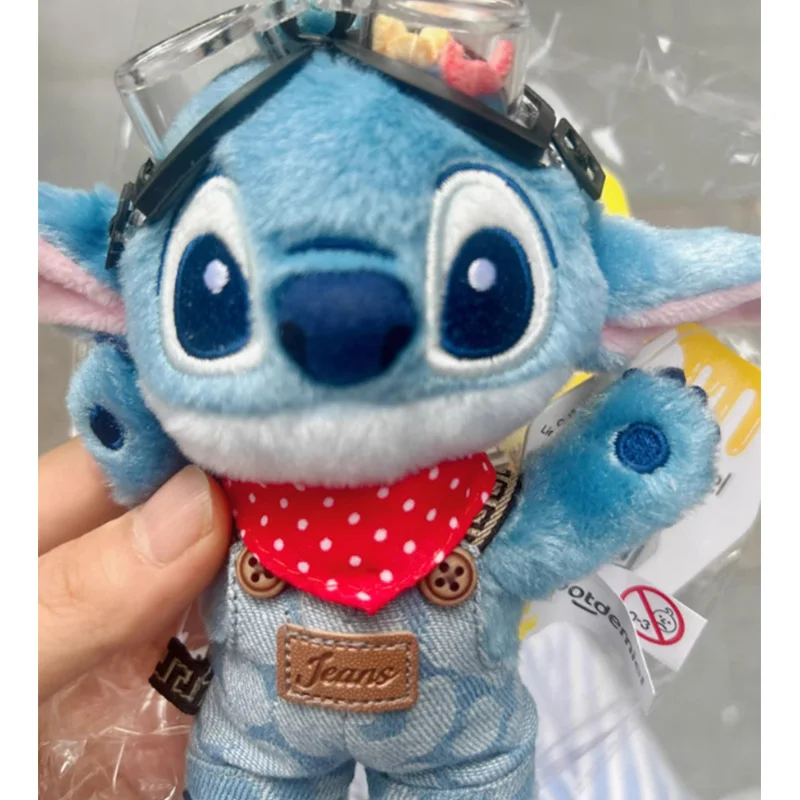 Peluche Stitch Toy Figura Lilo & Stitch Doll Peluche Cartoon Portachiavi Borsa con tracolla Ciondolo da collezione Anime Toy Figure Regalo periferico