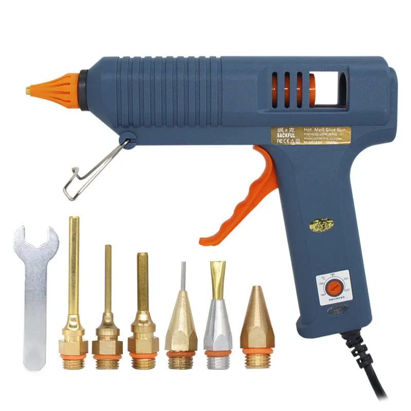 Hot Melt Glue Gun 150W Temperature Adjustable Glue Gun Long Nozzle For 11mm Glue Sticks Industrial and DIY Craft Hot Melt Gun