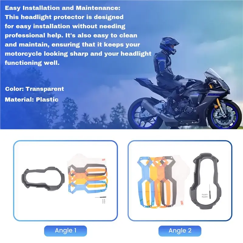 A11M-For BMW R1250GS Adventure R1200GS LC ADV 2013-2023 Motorcycle Headlight Protector Head Lights Guard Cover