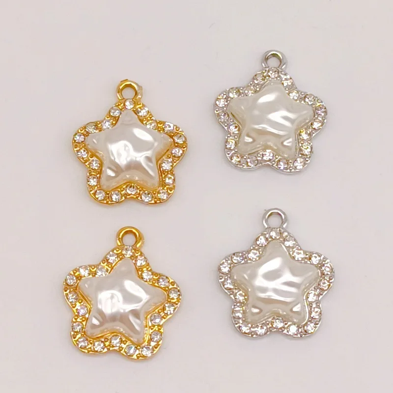 20pcs/lot  star Charm with Pendants Clothing Accessories alloy fittings  DIY accessories