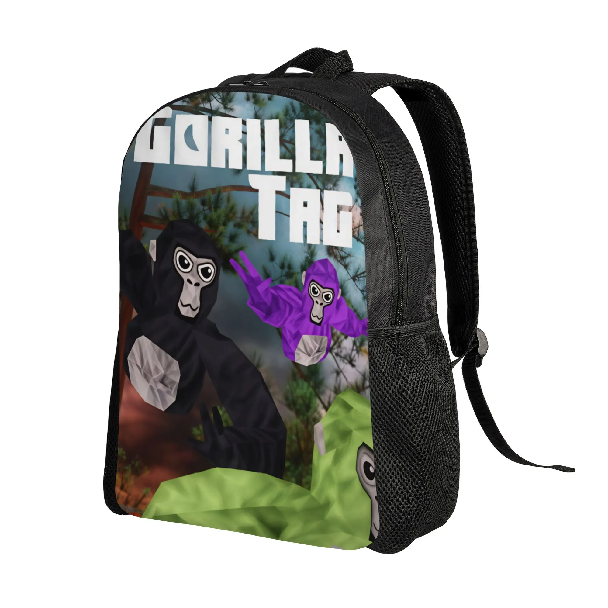 Gorilla Tag Backpack  University Backpacks Teen Leisure School Bags Colorful Durable Rucksack