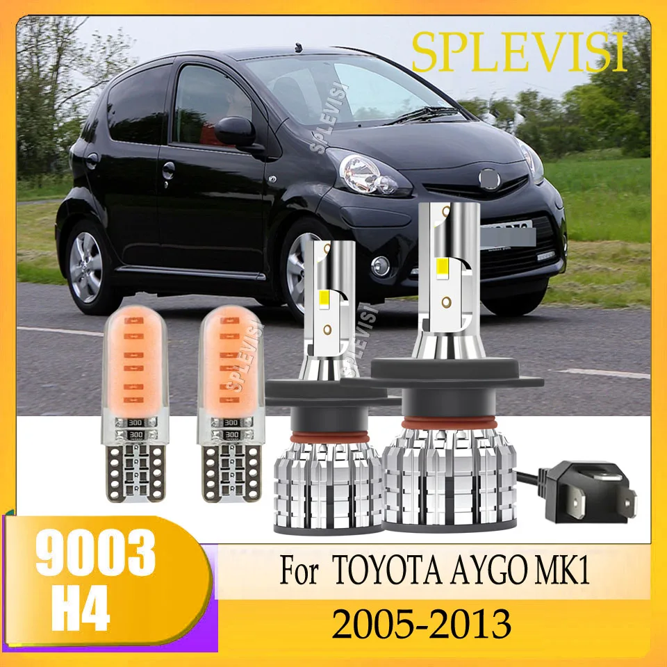 

H4 9003 120W LED Headlight Conversion Kit, High/Low Beam Dual Function For TOYOTA AYGO MK1 2005 2006 2007 2008 2009 2010-2013