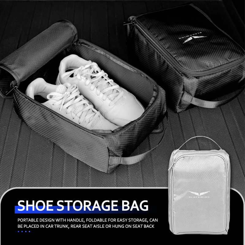 Bolsa para Zapatos con Logotipo de Cadillac, para Viajes y Almacenamiento de Calzado, Compatible con CT5-V, XT4, CT4, XT5, CT5, XT6, CT6, Escalade, Seville, Deville