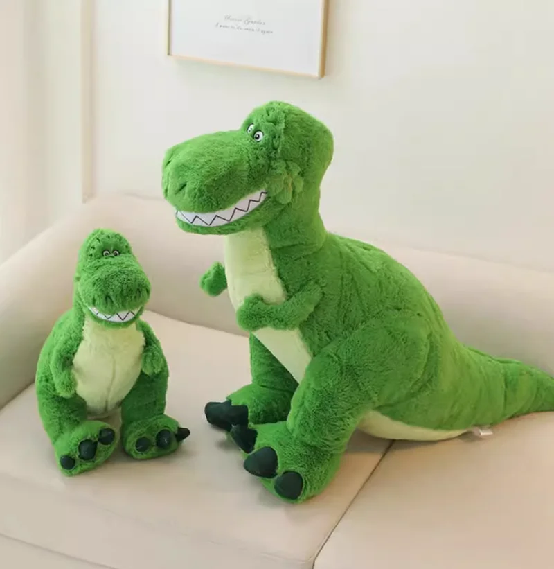 Disney toy story rex brinquedo de pelúcia macio o dinossauro rex verde menino boneca rex dinossauro animal de pelúcia crianças presente travesseiro macio brinquedos